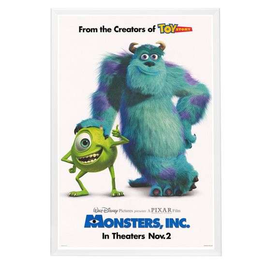 "Monsters, Inc" (2001) Framed Movie Poster