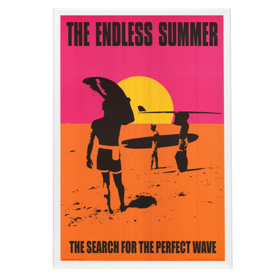 "Endless Summer" (1967) Framed Movie Poster