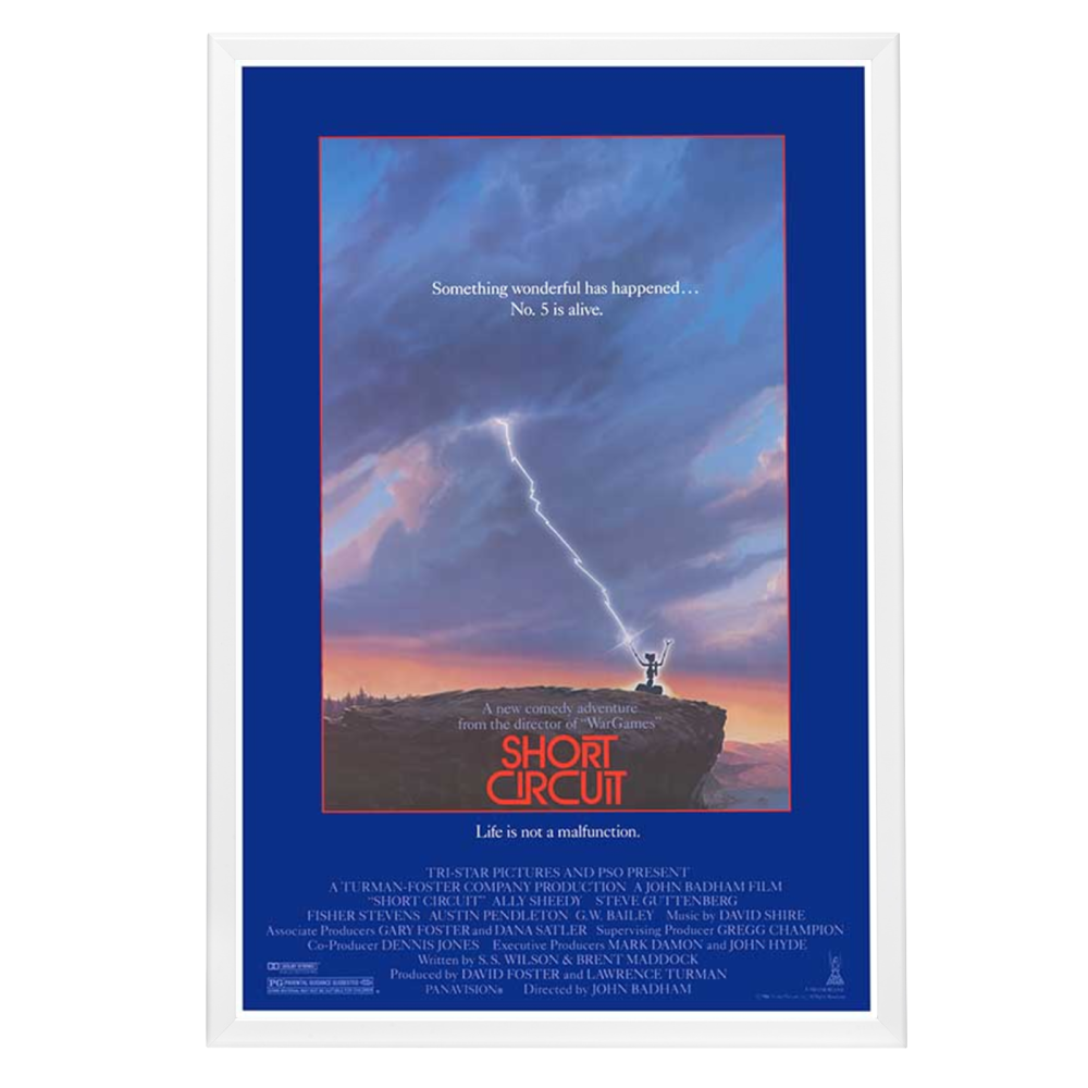 "Short Circuit" (1985) Framed Movie Poster