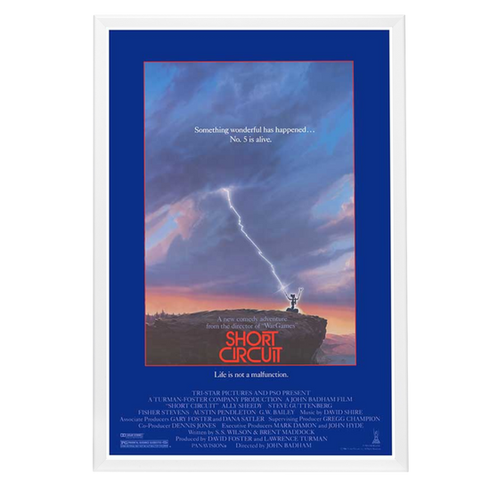 "Short Circuit" (1985) Framed Movie Poster