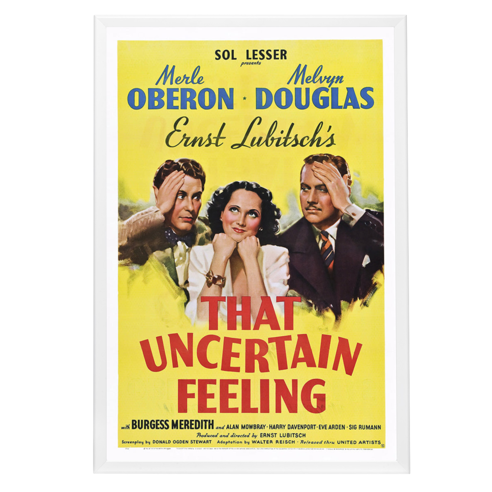 "That Uncertain Feeling" (1941) Framed Movie Poster