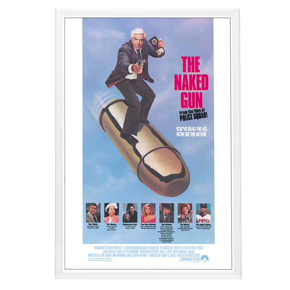 "Naked Gun: From the files of Police Squad" Framed Movie Poster