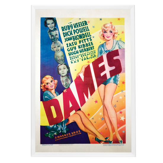 "Dames" (1934) Framed Movie Poster