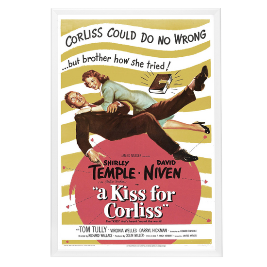 "Kiss For Corliss" (1949) Framed Movie Poster