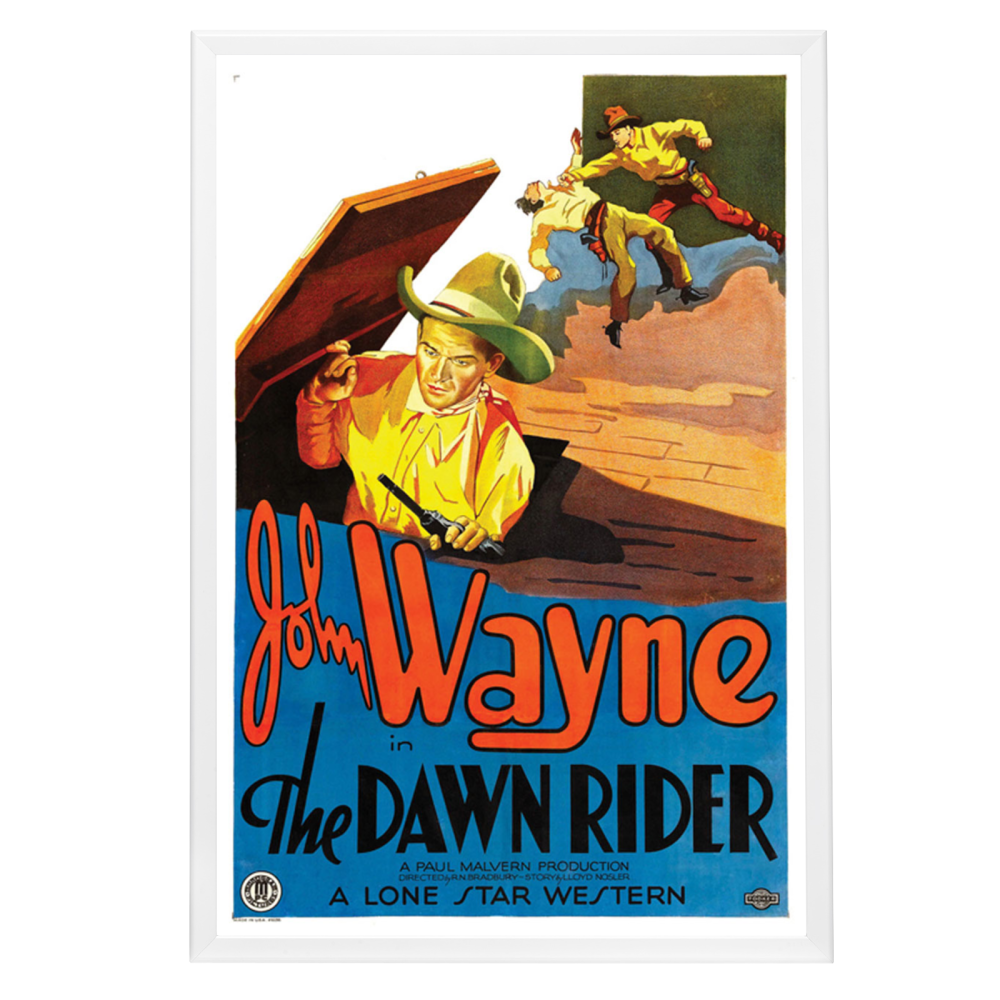 "Dawn Rider" (1935) Framed Movie Poster