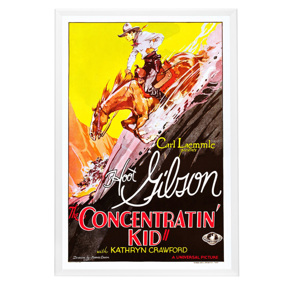 "Concentratin' Kid" (1930) Framed Movie Poster