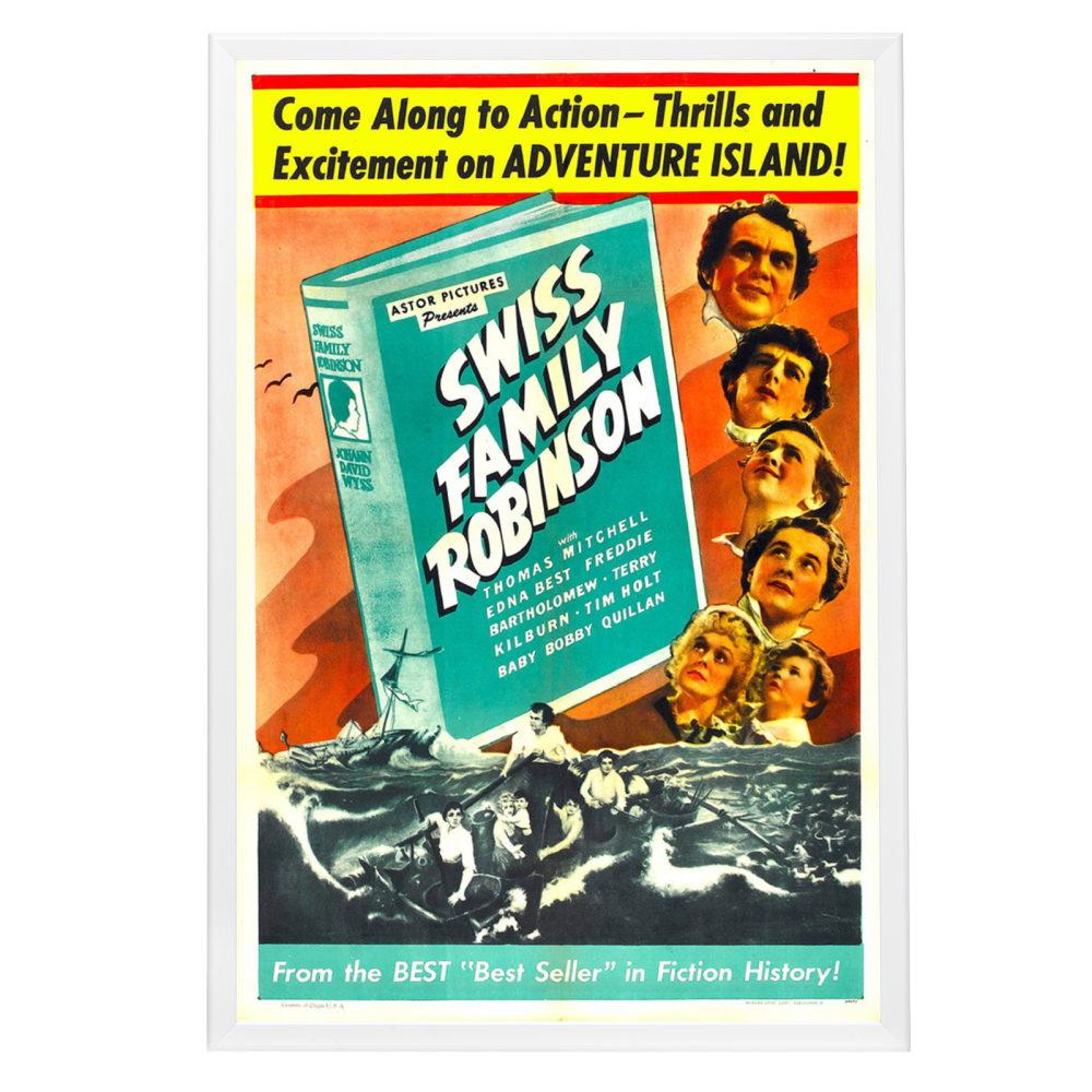 "Swiss Family Robinson" (1940) Framed Movie Poster
