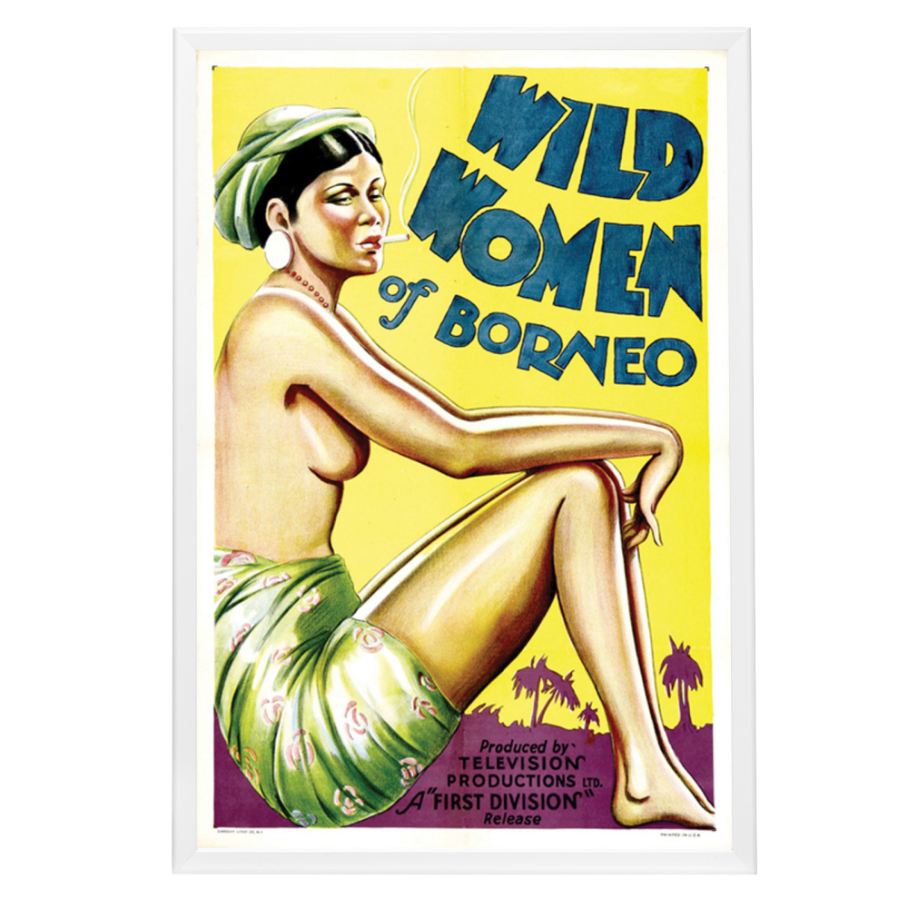 "Wild Women Of Borneo" (1931) Framed Movie Poster