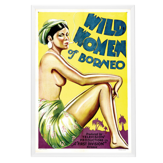 "Wild Women Of Borneo" (1931) Framed Movie Poster