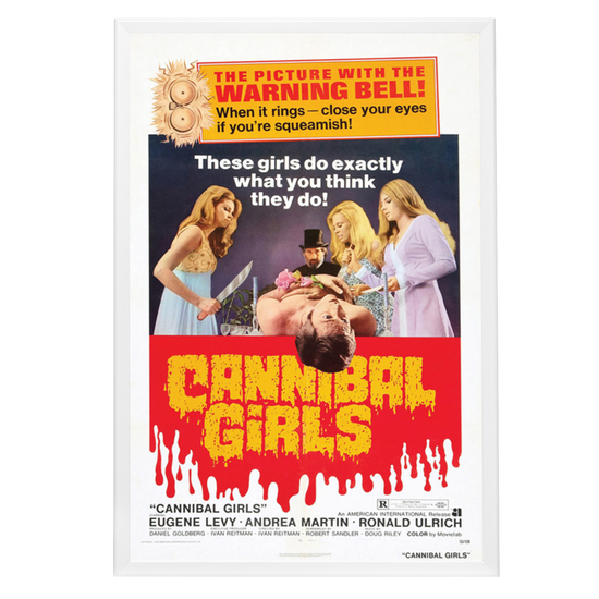 "Cannibal Girls" (1973) Framed Movie Poster