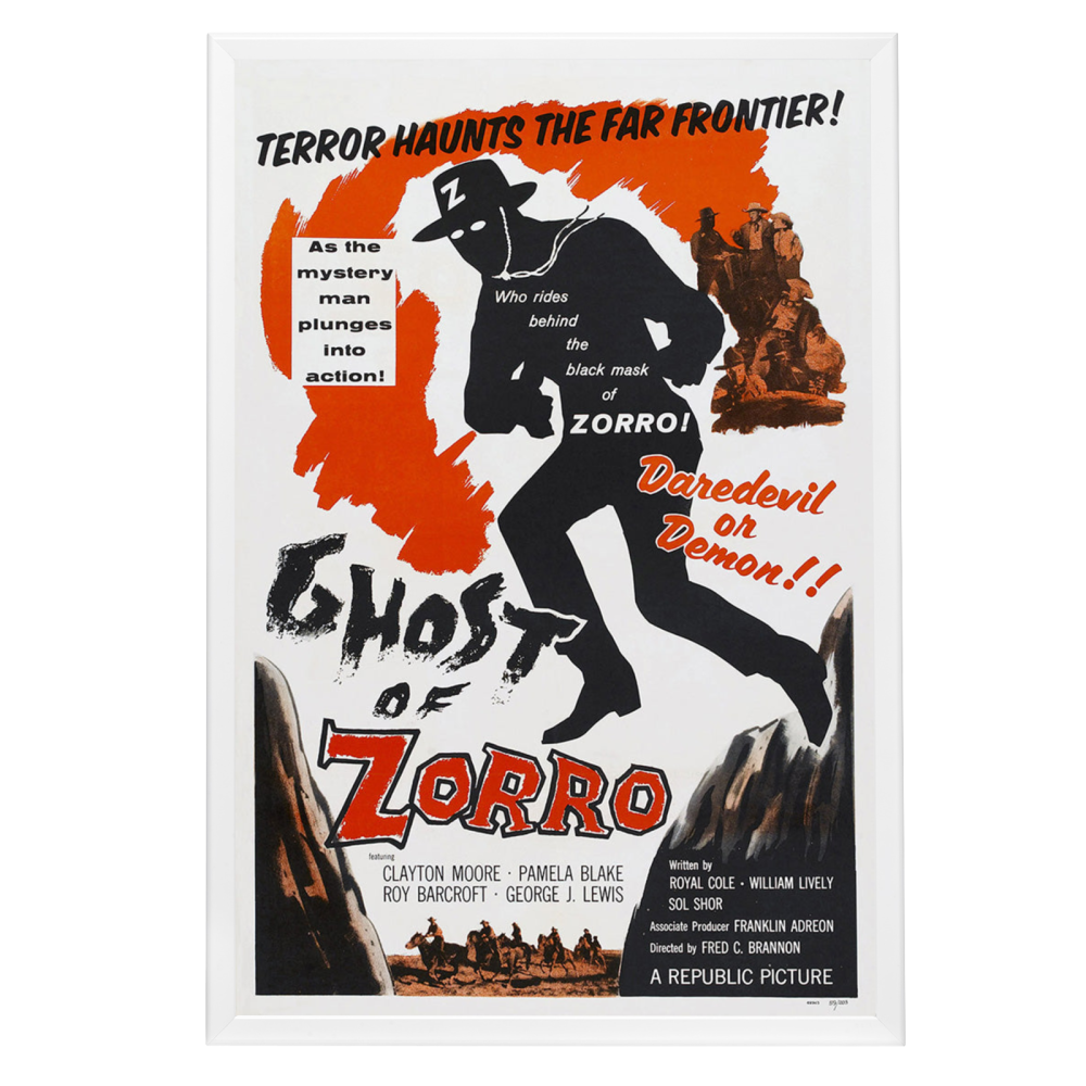 "Ghost Of Zorro" (1949) Framed Movie Poster