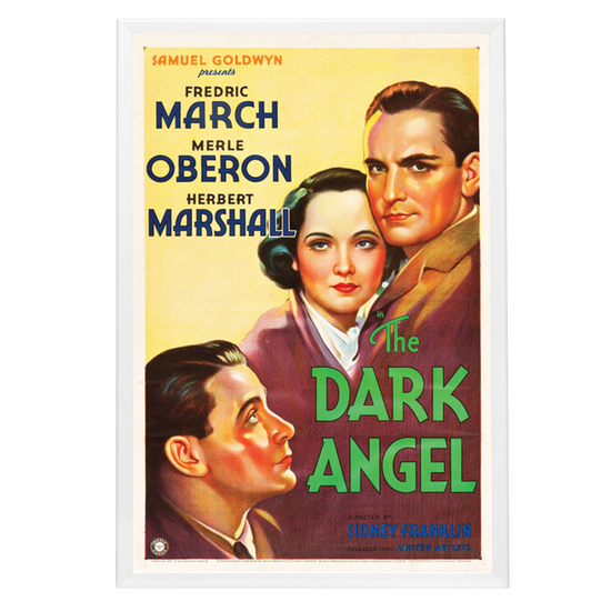 "Dark Angel" (1935) Framed Movie Poster