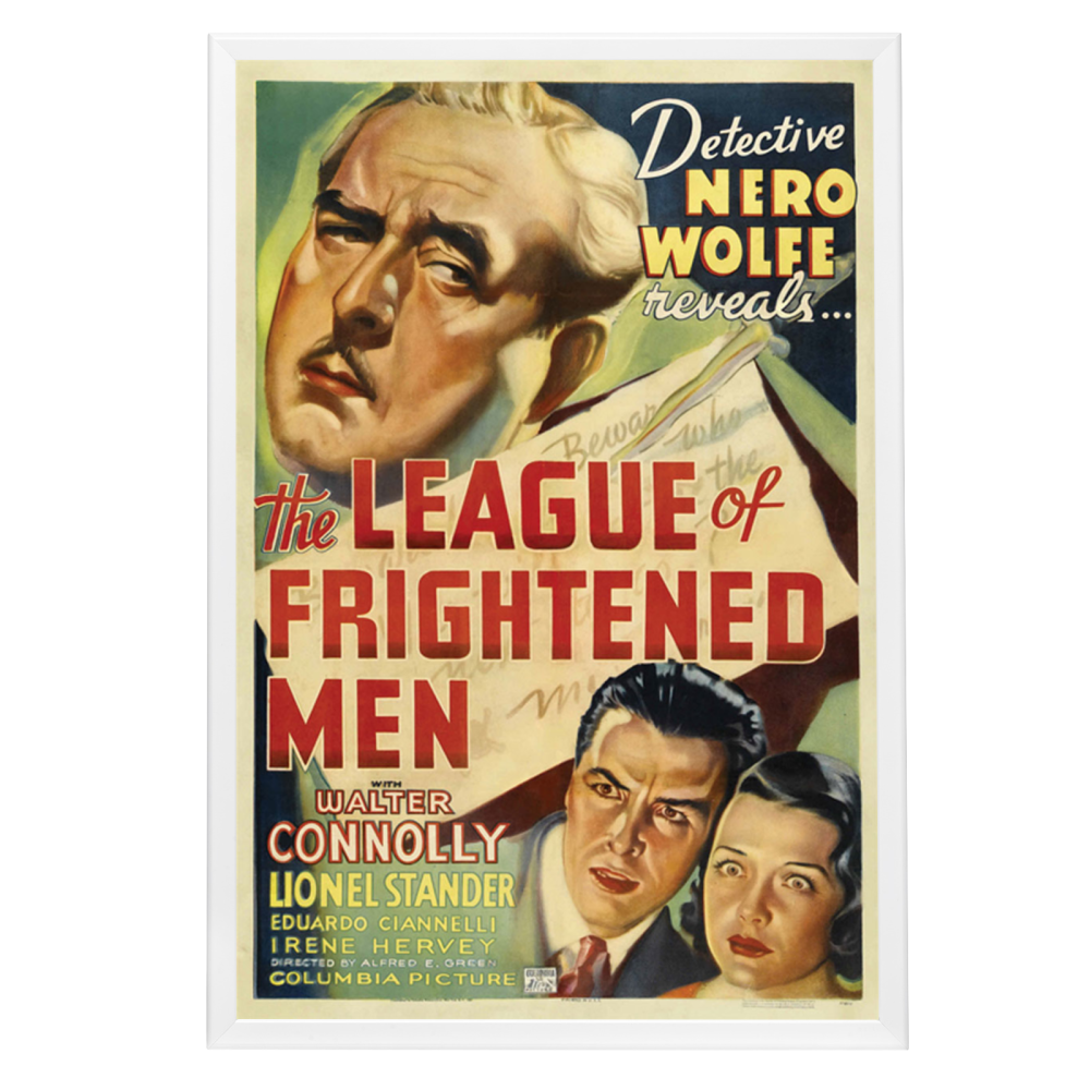 "League Of Frightened Men" (1937) Framed Movie Poster