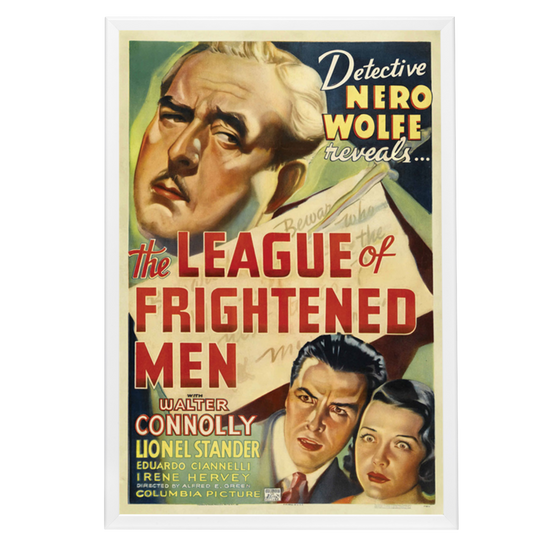 "League Of Frightened Men" (1937) Framed Movie Poster