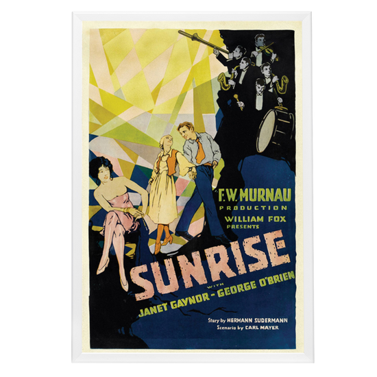 "Sunrise" (1927) Framed Movie Poster