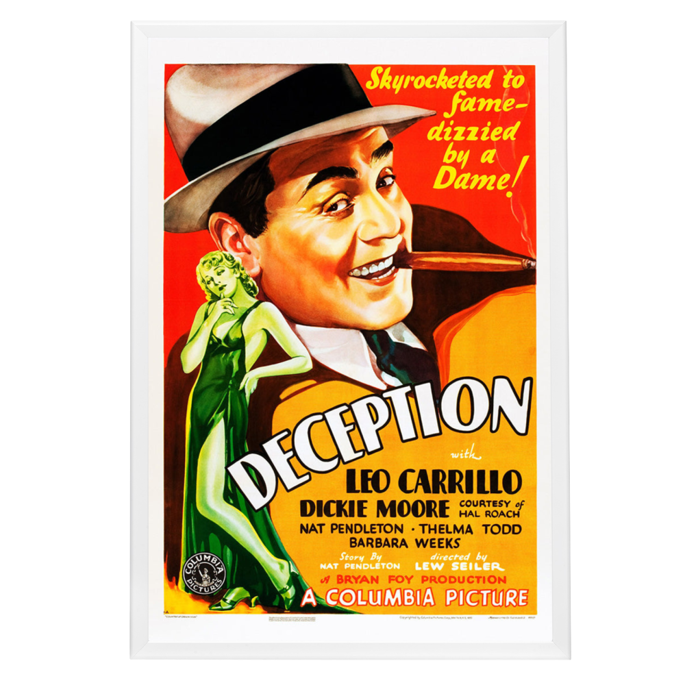 "Deception" (1932) Framed Movie Poster