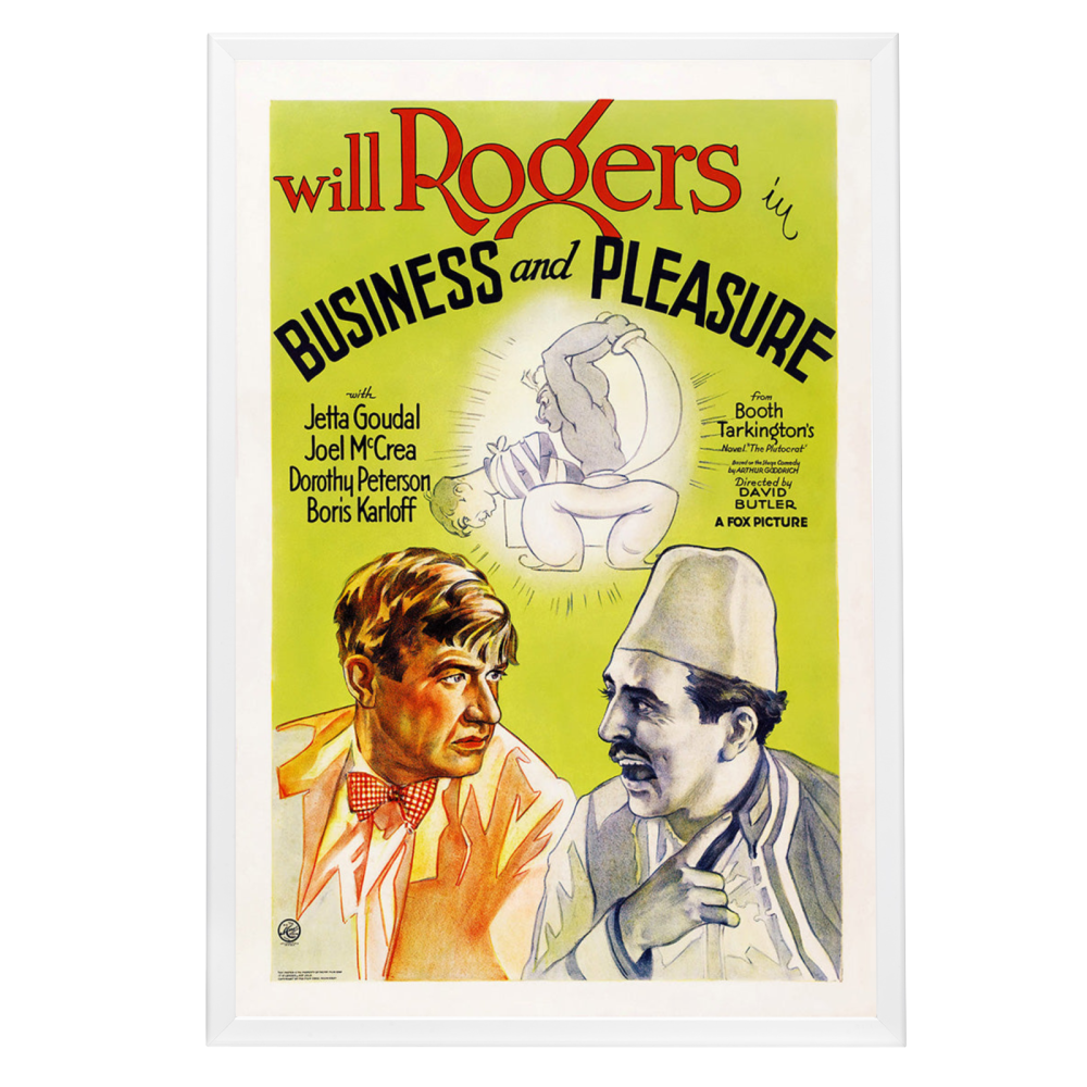 "Business And Pleasure" (1932) Framed Movie Poster