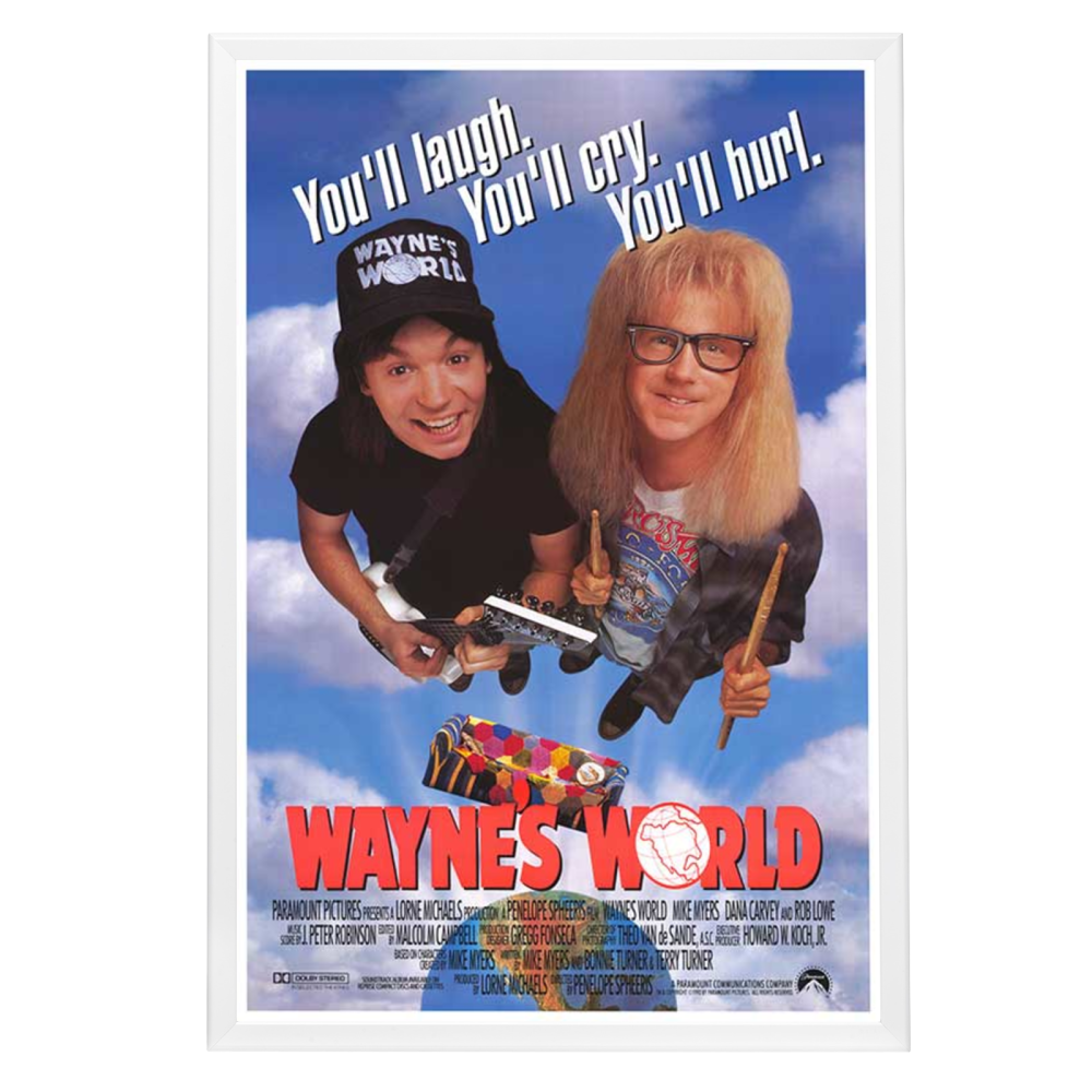 "Wayne's World" (1992) Framed Movie Poster