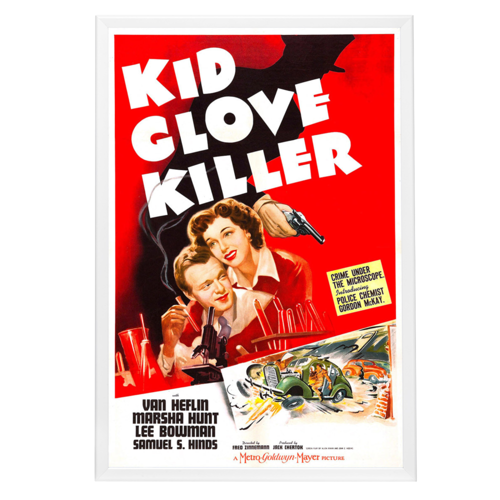 "Kid Glove Killer" (1942) Framed Movie Poster