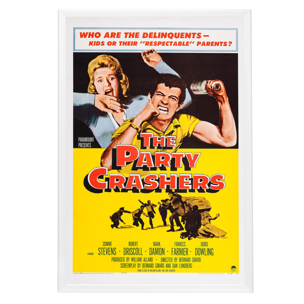 "Party Crashers" (1958) Framed Movie Poster