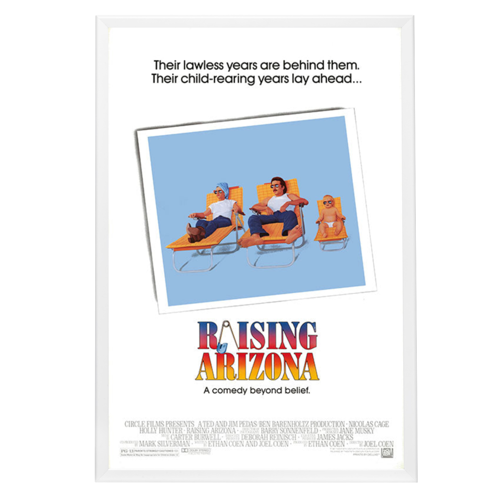 "Raising Arizona" (1987) Framed Movie Poster