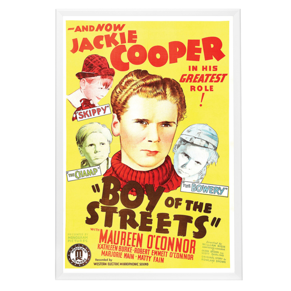 "Boy Of The Streets" (1938) Framed Movie Poster