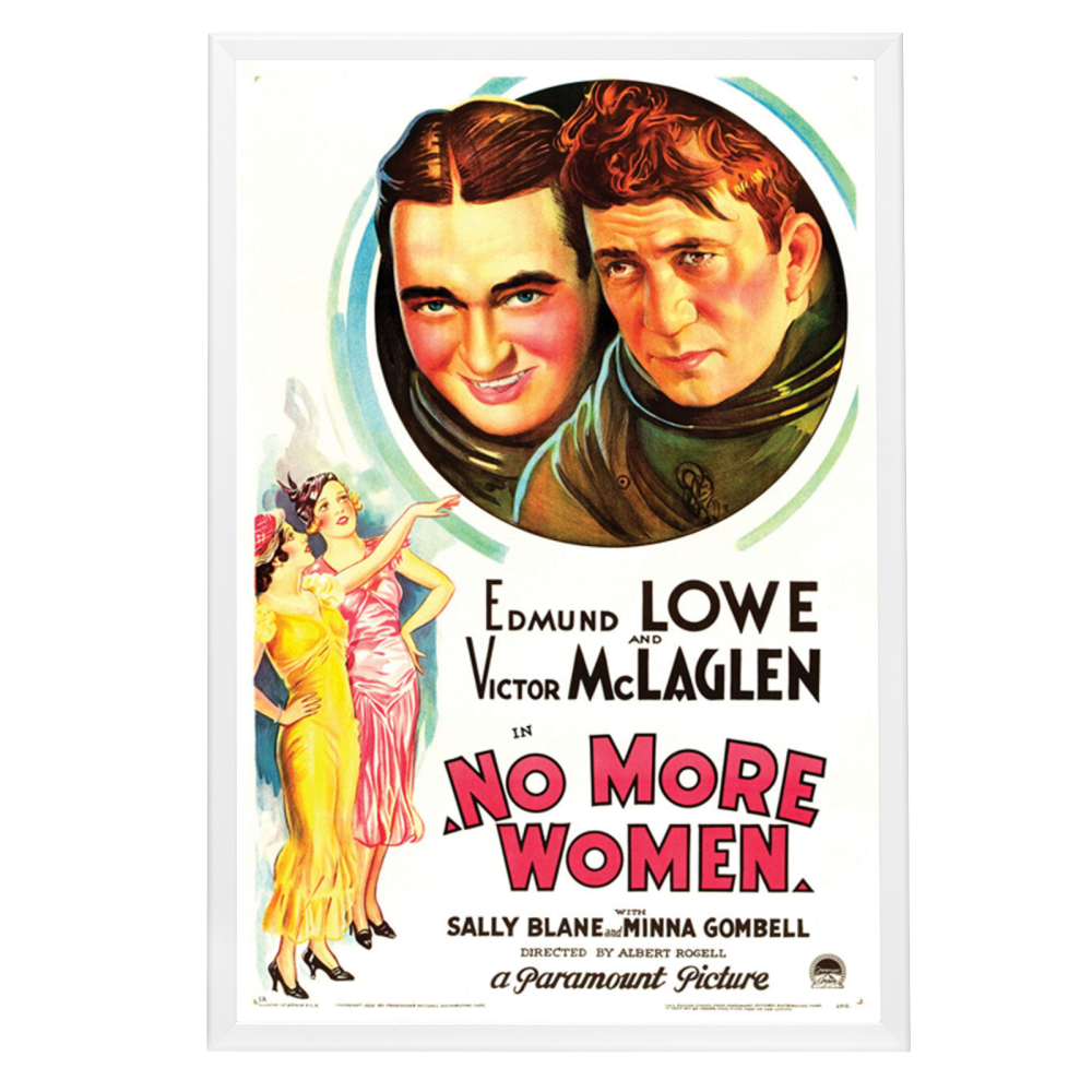 "No More Women" (1934) Framed Movie Poster