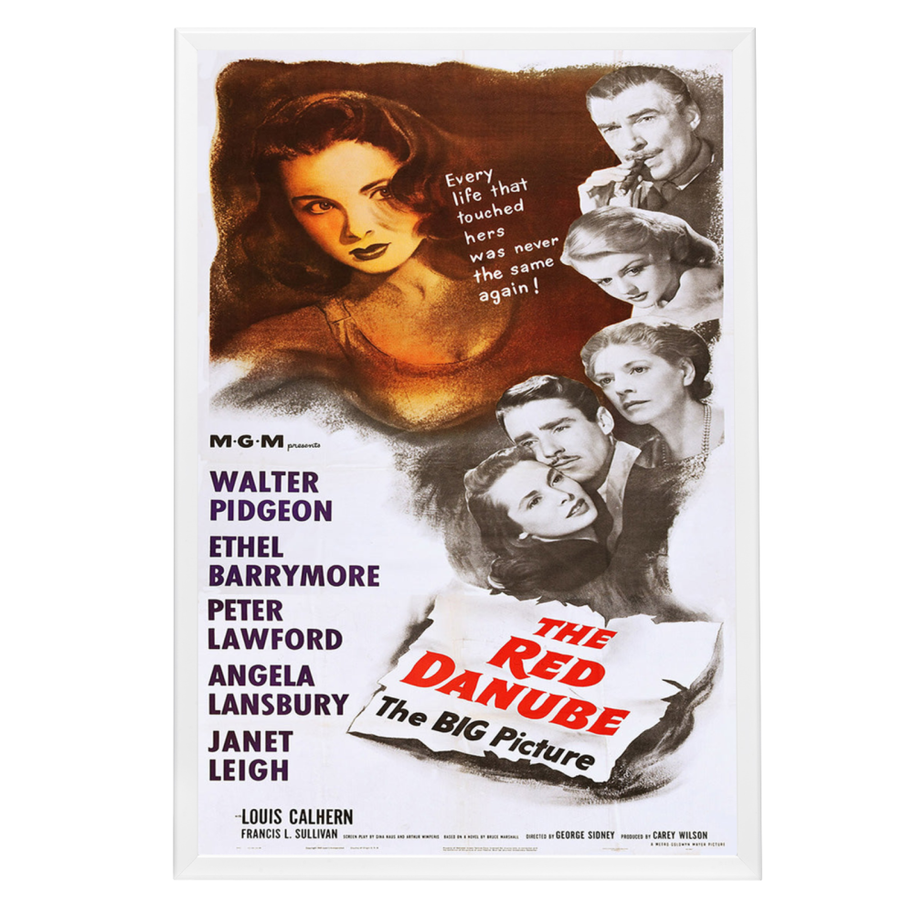 "Red Danube" (1949) Framed Movie Poster