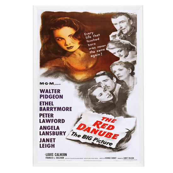 "Red Danube" (1949) Framed Movie Poster