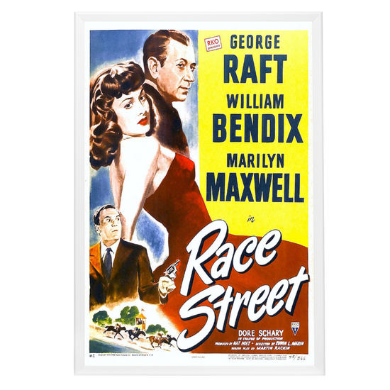 "Race Street" (1948) Framed Movie Poster