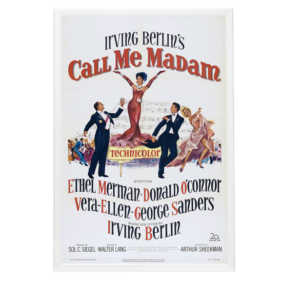 "Call Me Madam" (1953) Framed Movie Poster