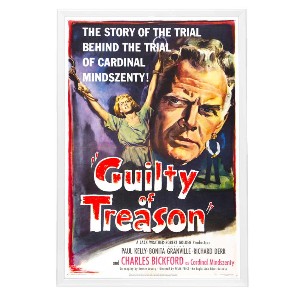 "Guilty Of Treason" (1950) Framed Movie Poster