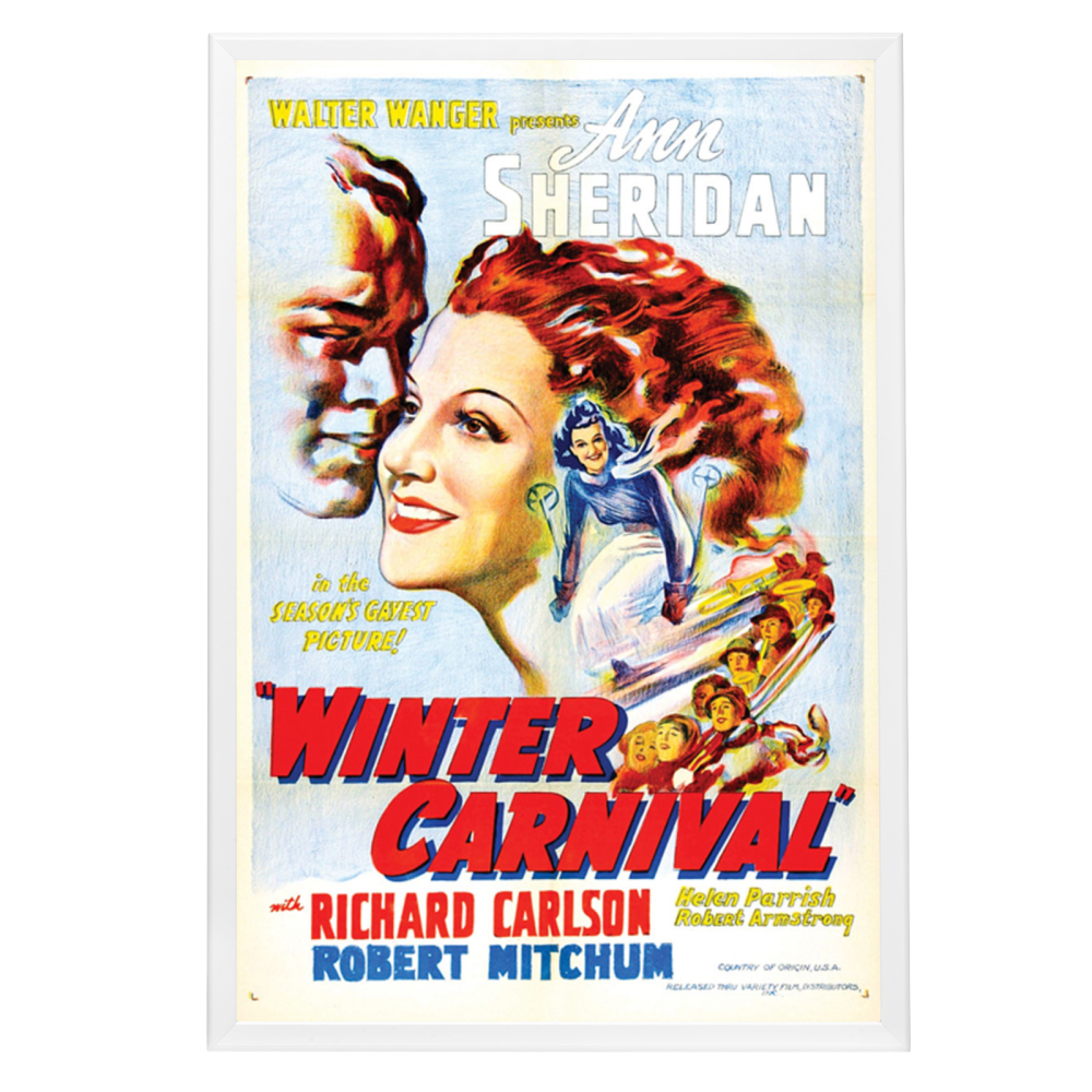 "Winter Carnival" (1939) Framed Movie Poster