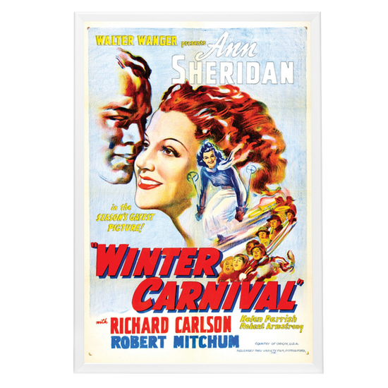 "Winter Carnival" (1939) Framed Movie Poster