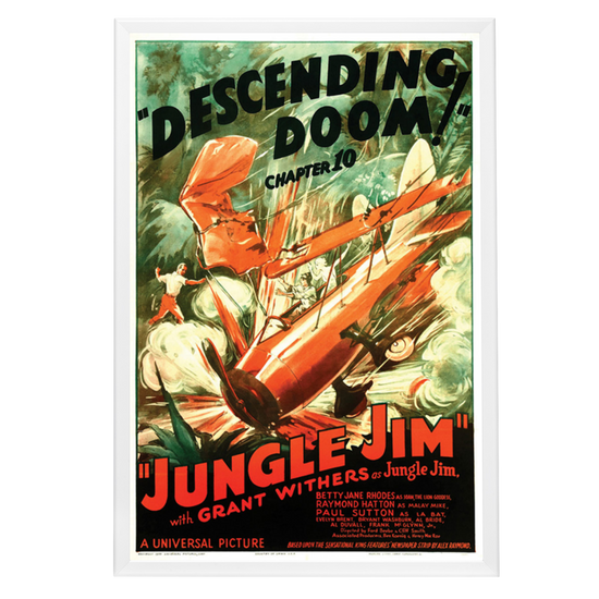 "Jungle Jim" (1937) Framed Movie Poster