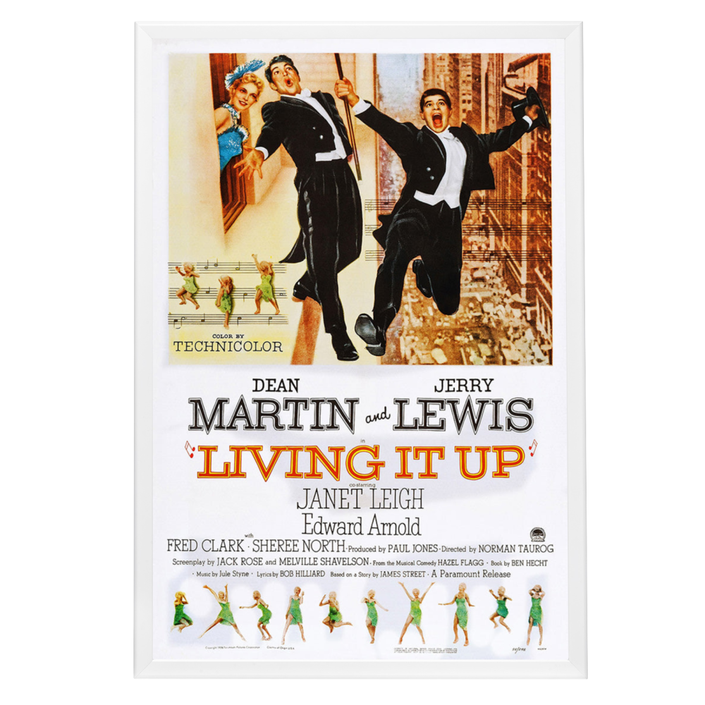 "Living It Up" (1954) Framed Movie Poster