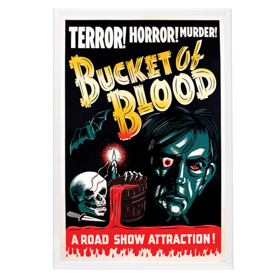 "Bucket of Blood" (1959) Framed Movie Poster