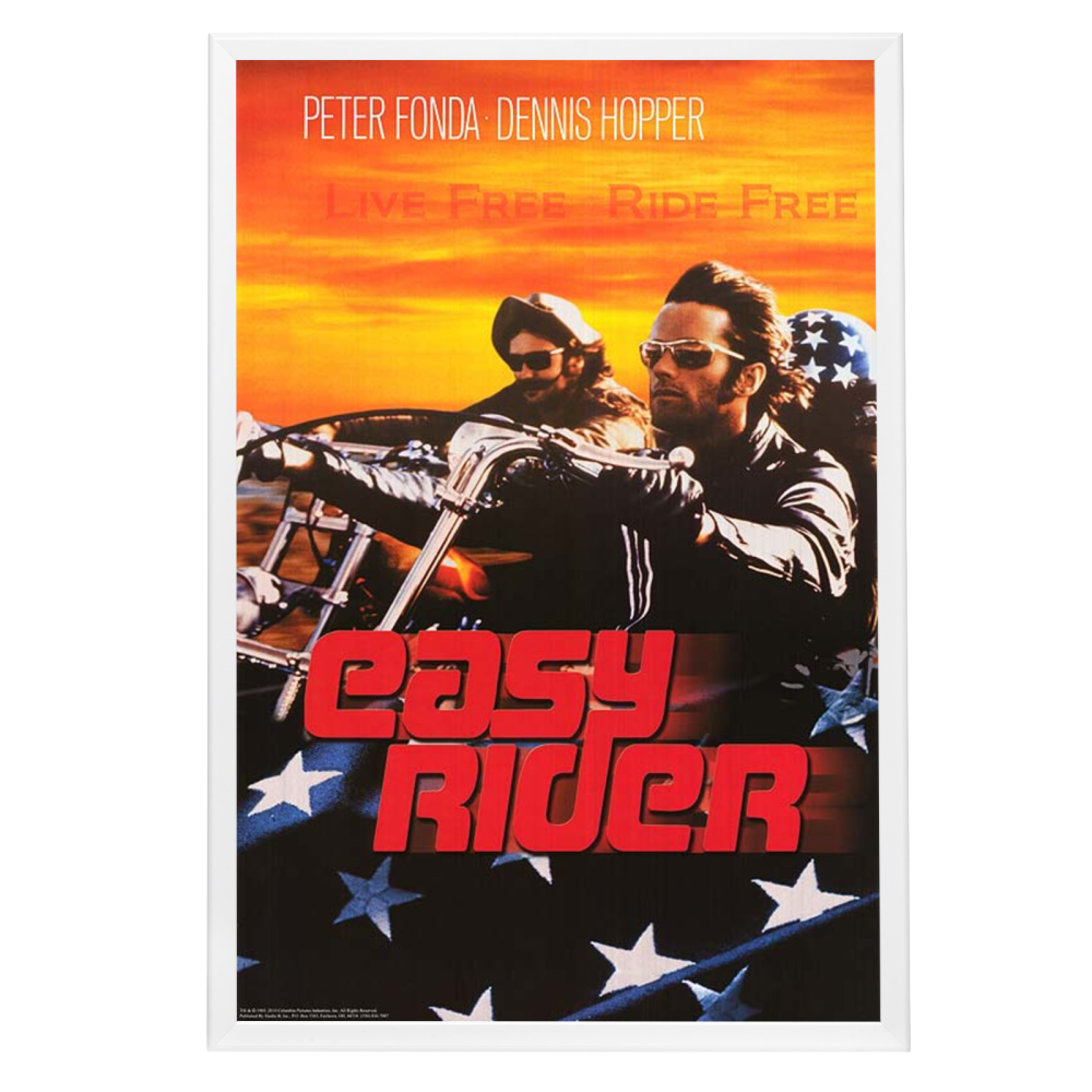 "Easy Rider" (1969) Framed Movie Poster