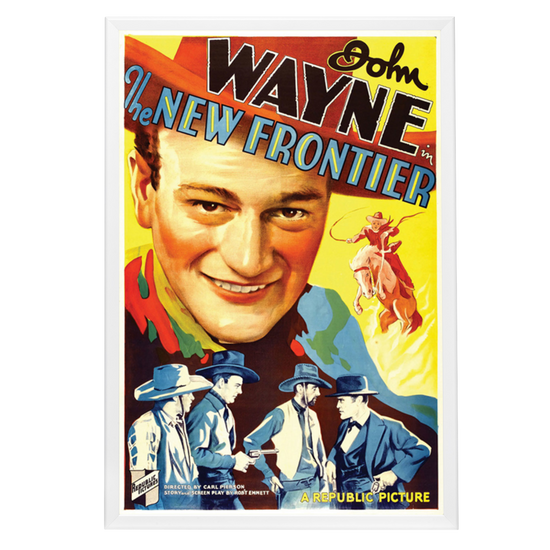 "New Frontier" (1939) Framed Movie Poster