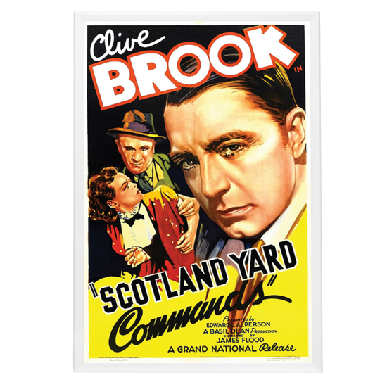 "Scotland Yard Commands" (1936) Framed Movie Poster