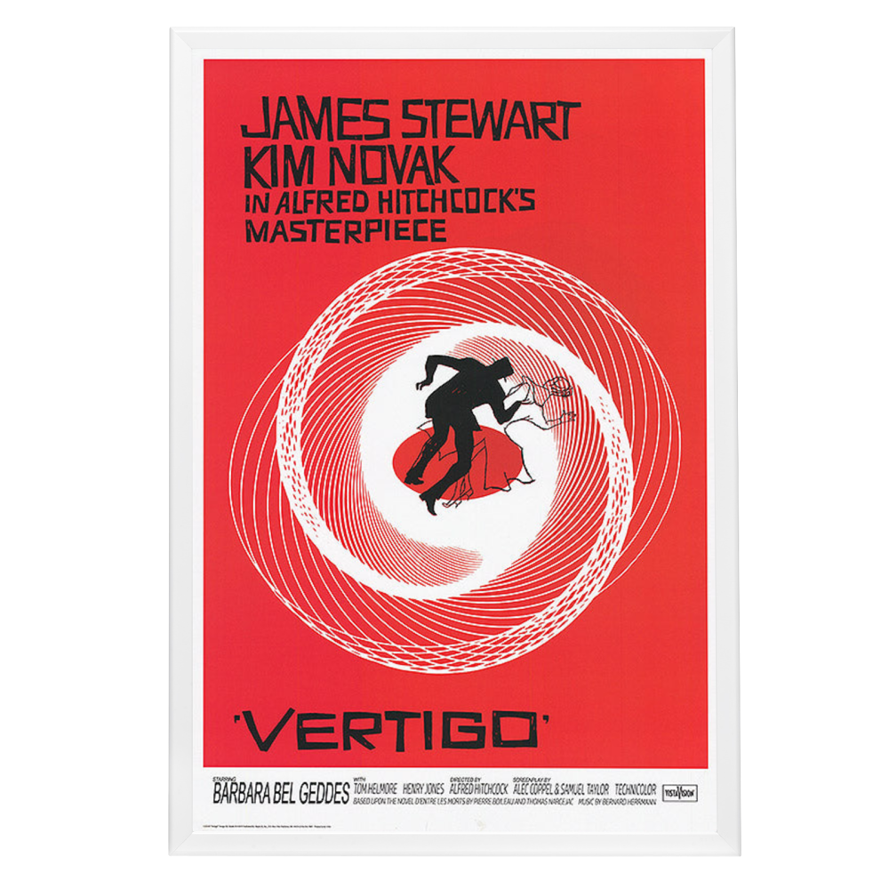 "Vertigo" (1958) Framed Movie Poster