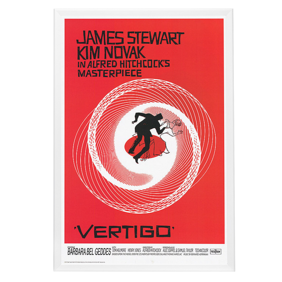 "Vertigo" (1958) Framed Movie Poster