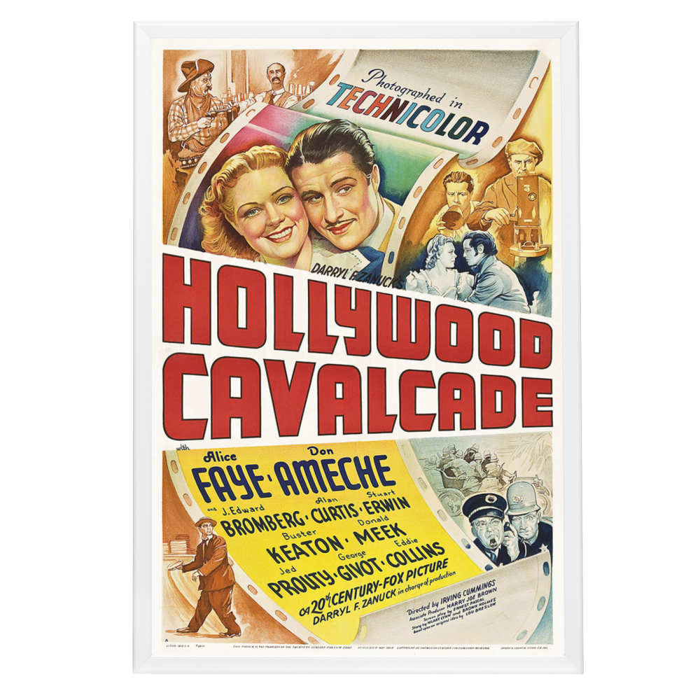 "Hollywood Cavalcade" (1939) Framed Movie Poster