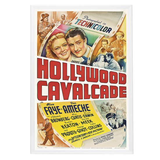 "Hollywood Cavalcade" (1939) Framed Movie Poster