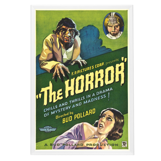 "Horror" (1932) Framed Movie Poster