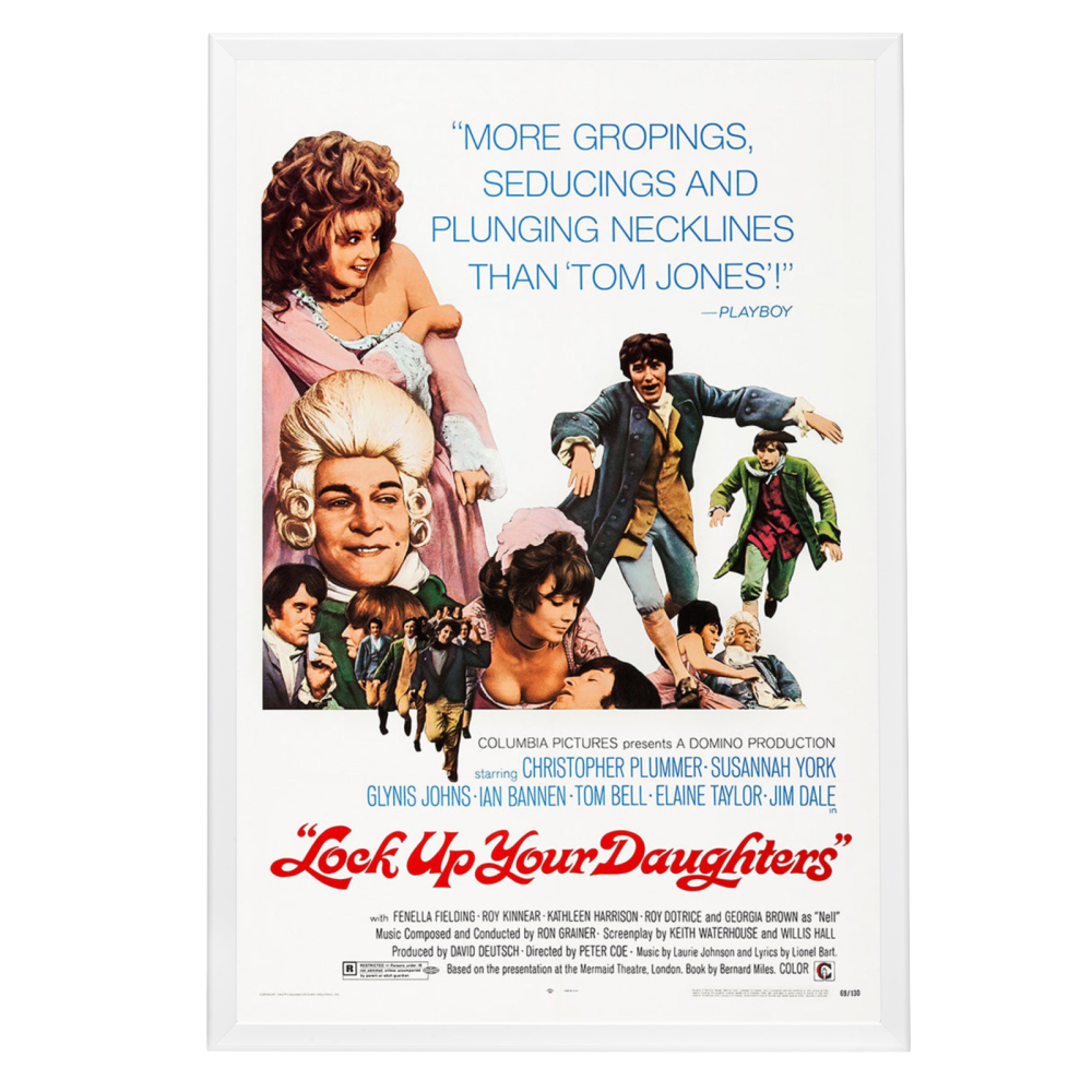 "Lock Up Your Daughters" (1969) Framed Movie Poster