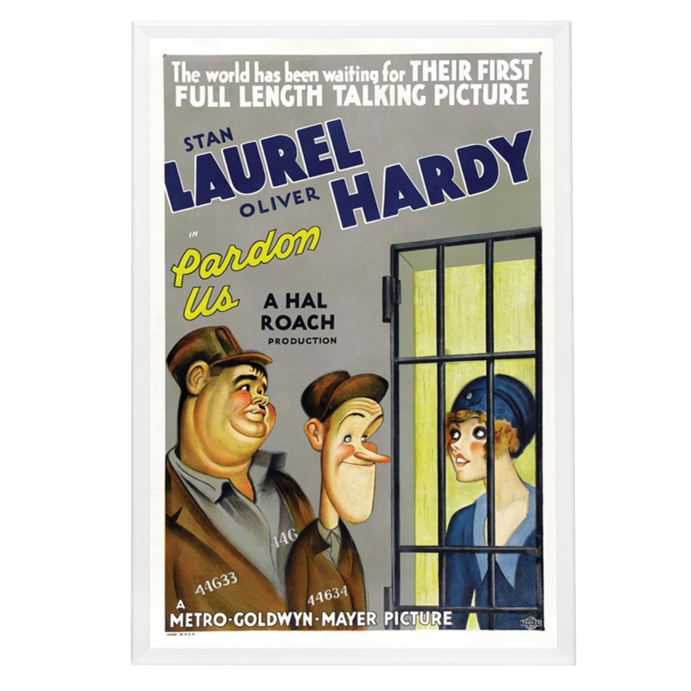 "Pardon Us" (1931) Framed Movie Poster