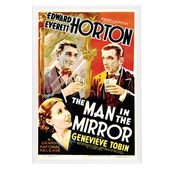 "Man In The Mirror" (1936) Framed Movie Poster