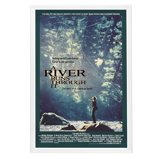 "River Runs Through It" (1992) Framed Movie Poster