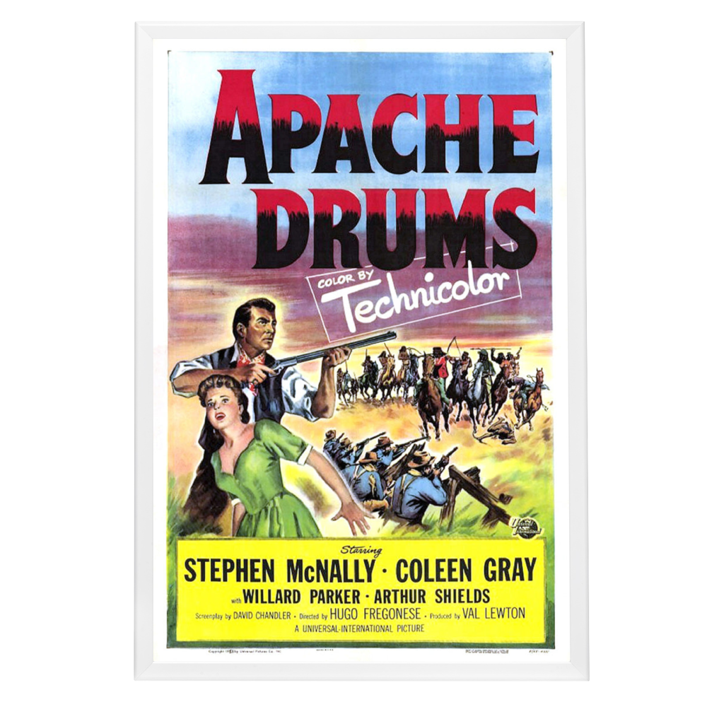 "Apache Drums" (1951) Framed Movie Poster